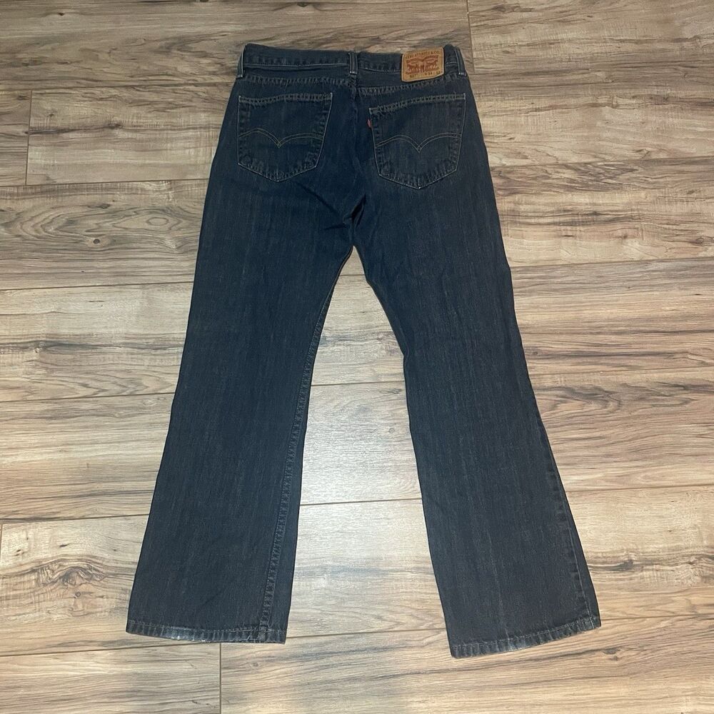 Levi's 527 Jeans Mens 34x31 Blue Slim Fit Bootcut Denim Medium Wash 5 Pocket